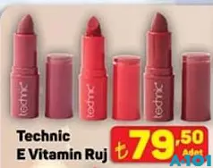 TECHNİC E VİTAMİN RUJ